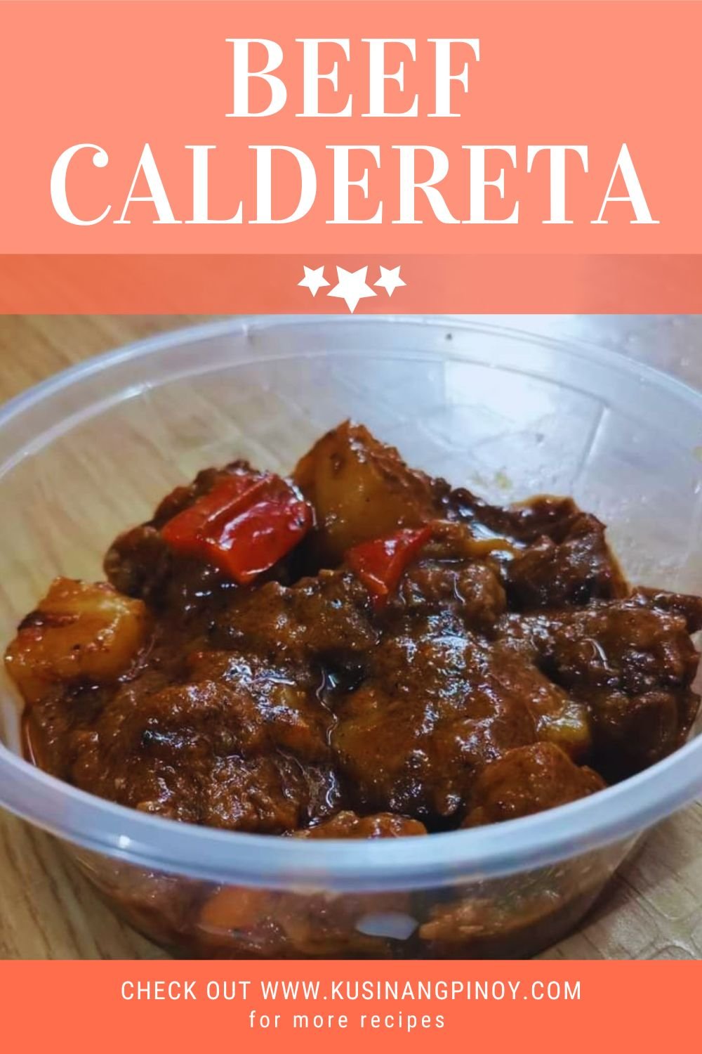 Filipino Beef Caldereta Pinterest