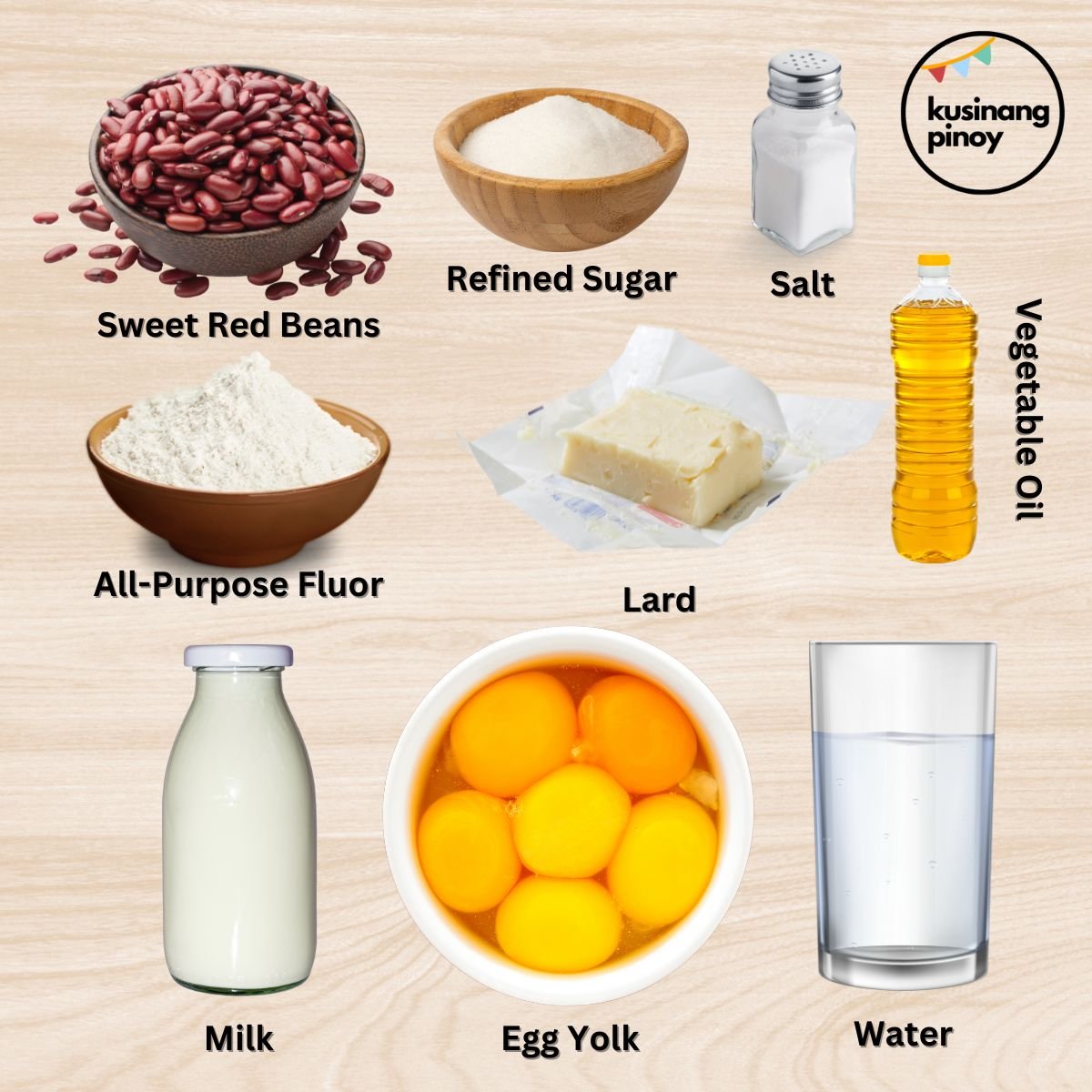 Hopiang Hapon Ingredients