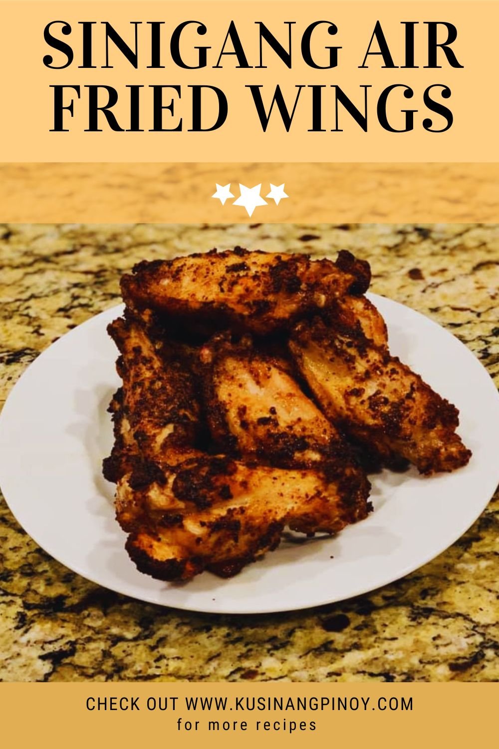 Sinigang Air Fried Wings Pinterest