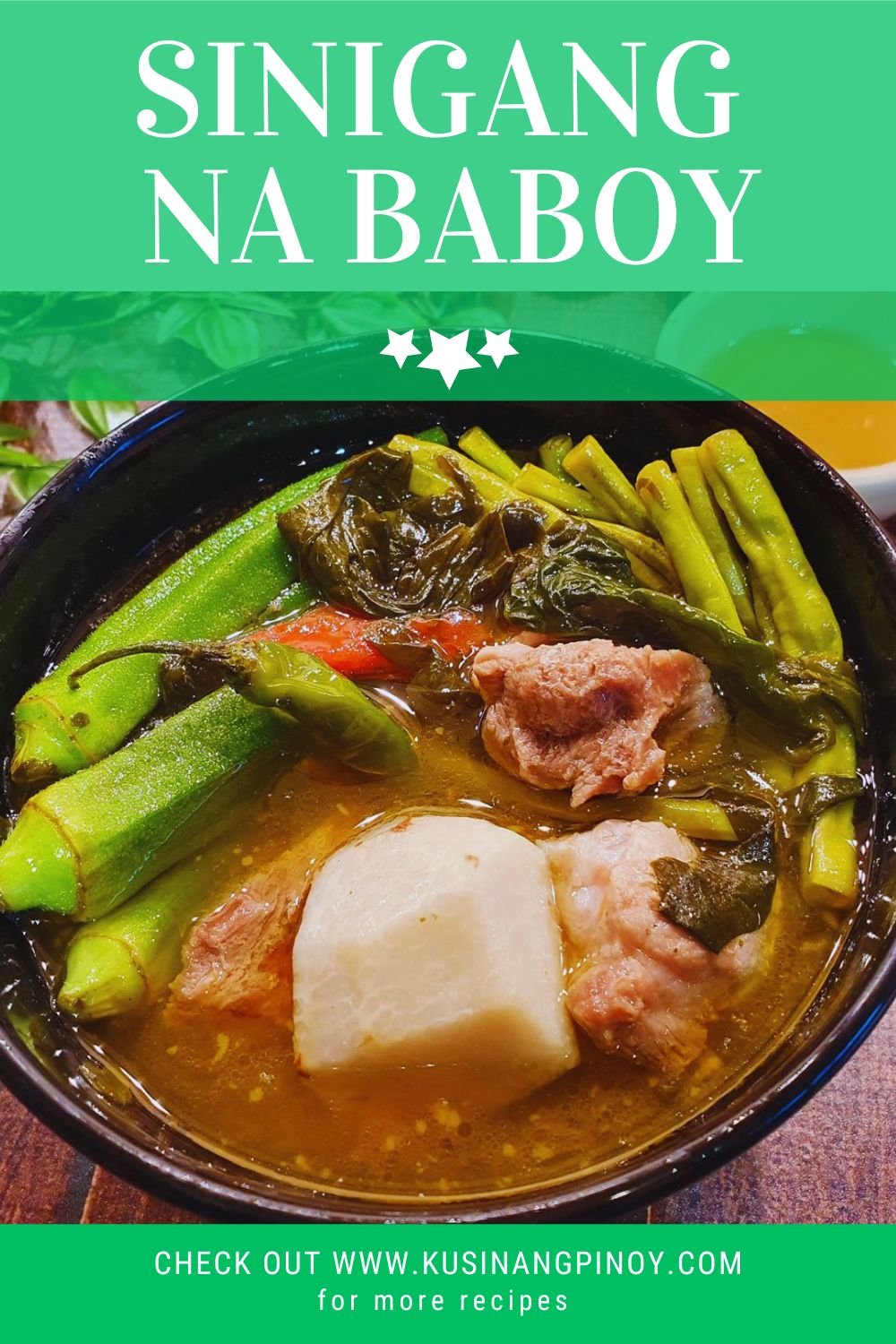 Sinigang na Baboy Pinterest