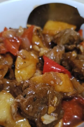 beef afritada 2
