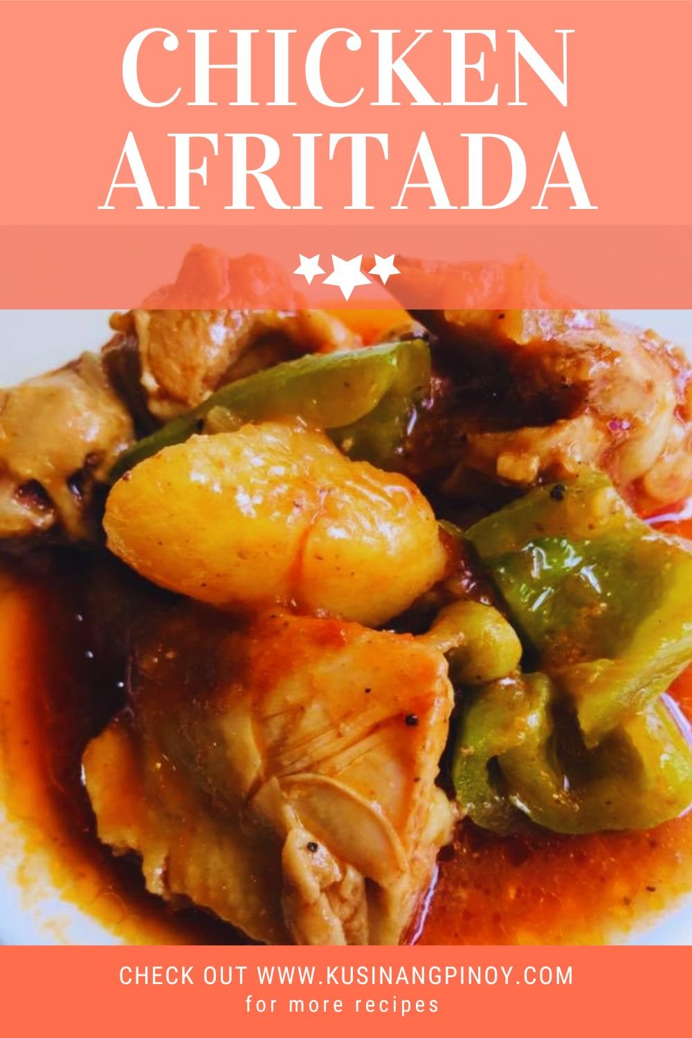 Chicken Afritada Recipe (Afritadang Manok) Pinterest