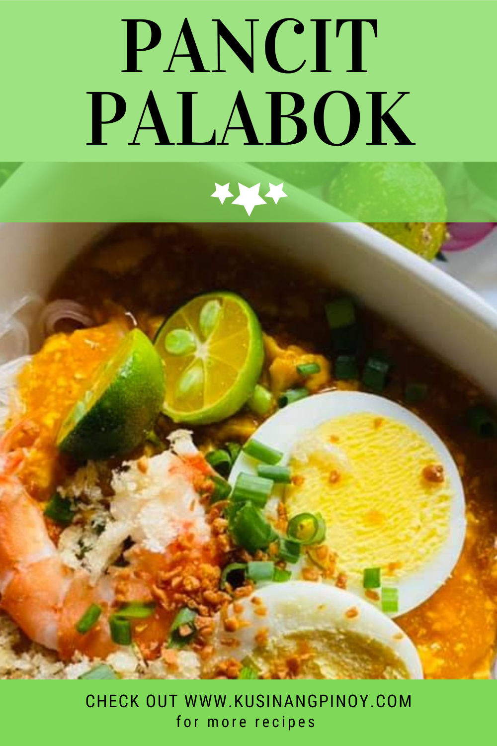 pancit palabok pinterest