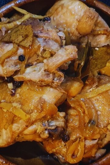 pinatisang manok