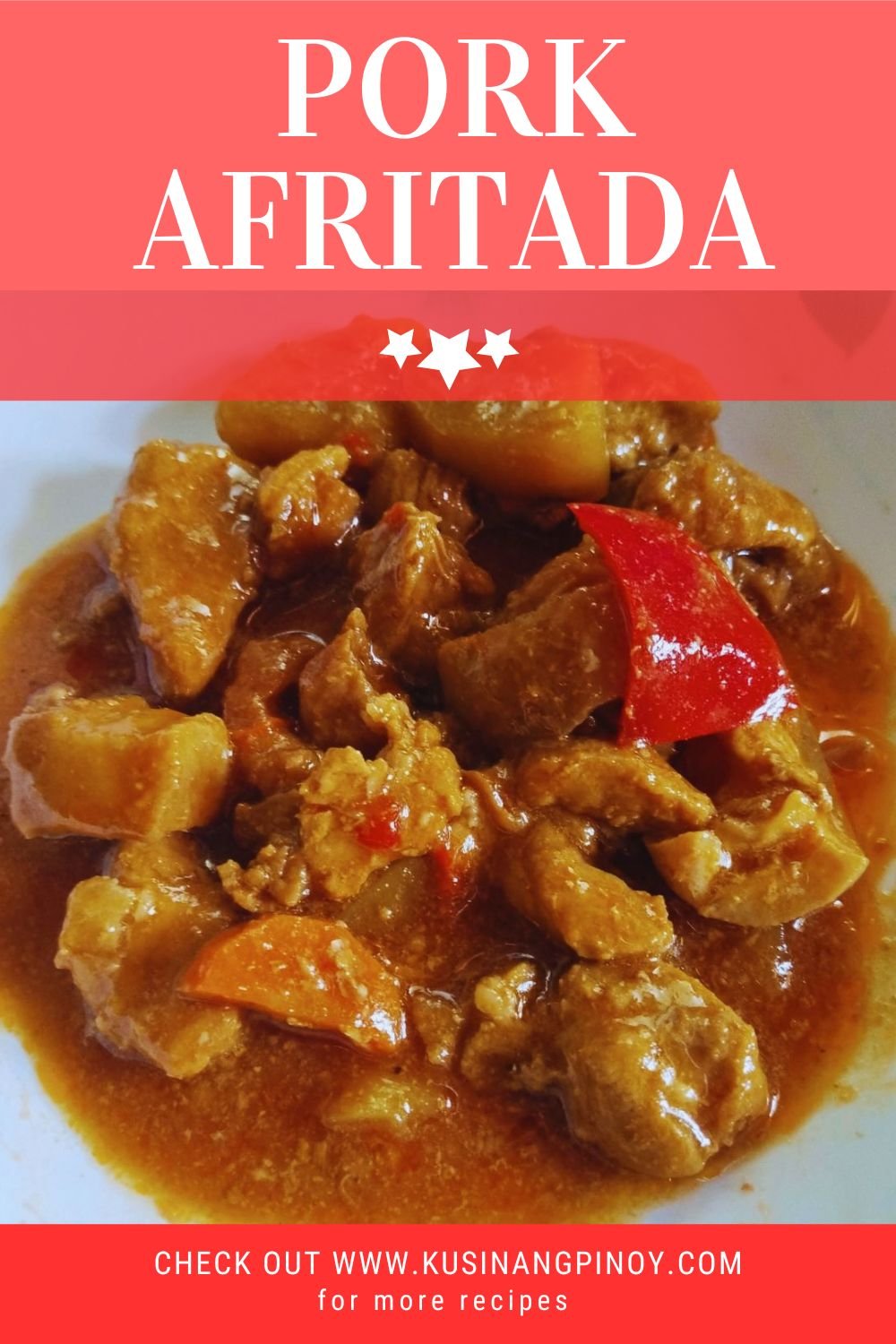 Filipino Pork Afritada