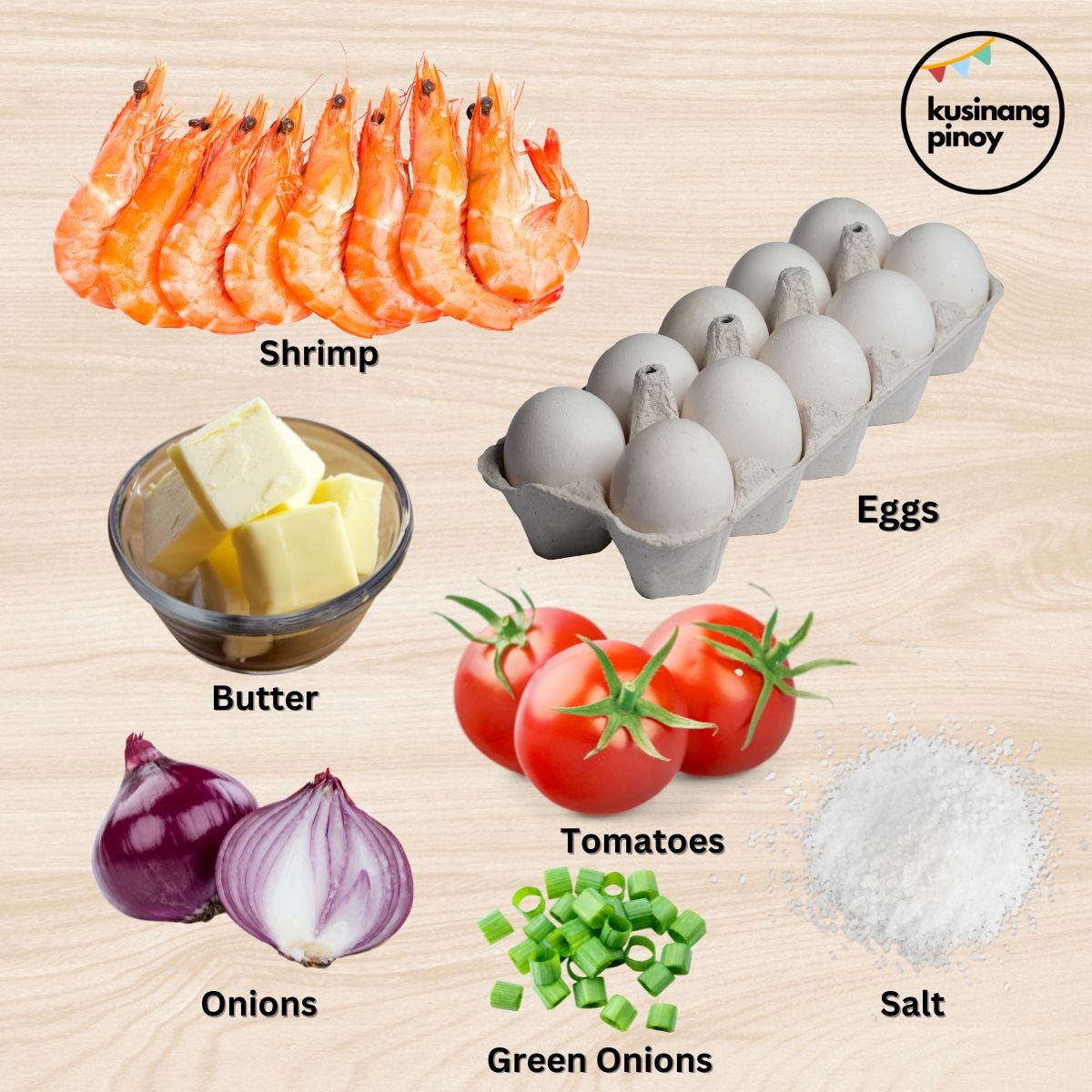 Shrimp Sarciado Ingredients