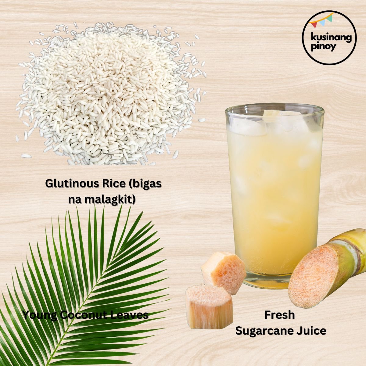 Ingredients for Ilocano Sinambong (Patupat)